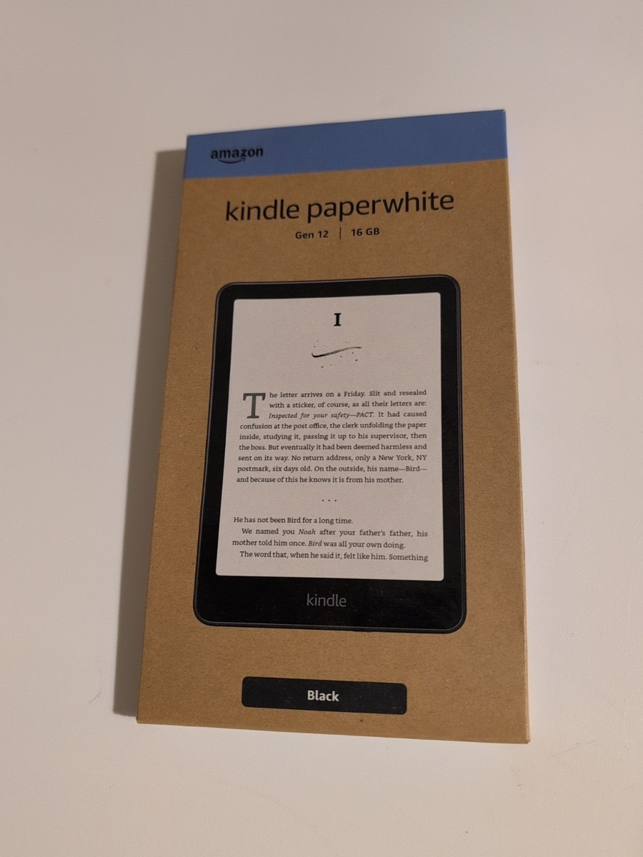 New Kindle Paperwhite 12世代 16GB ブラック New Amazon Kindle Paperwhite 12th Gen 16GB Black | eBay