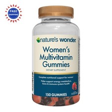 Women s Multivitamin Gummies 150 Count Natures Wonder Womens Supports Energy
