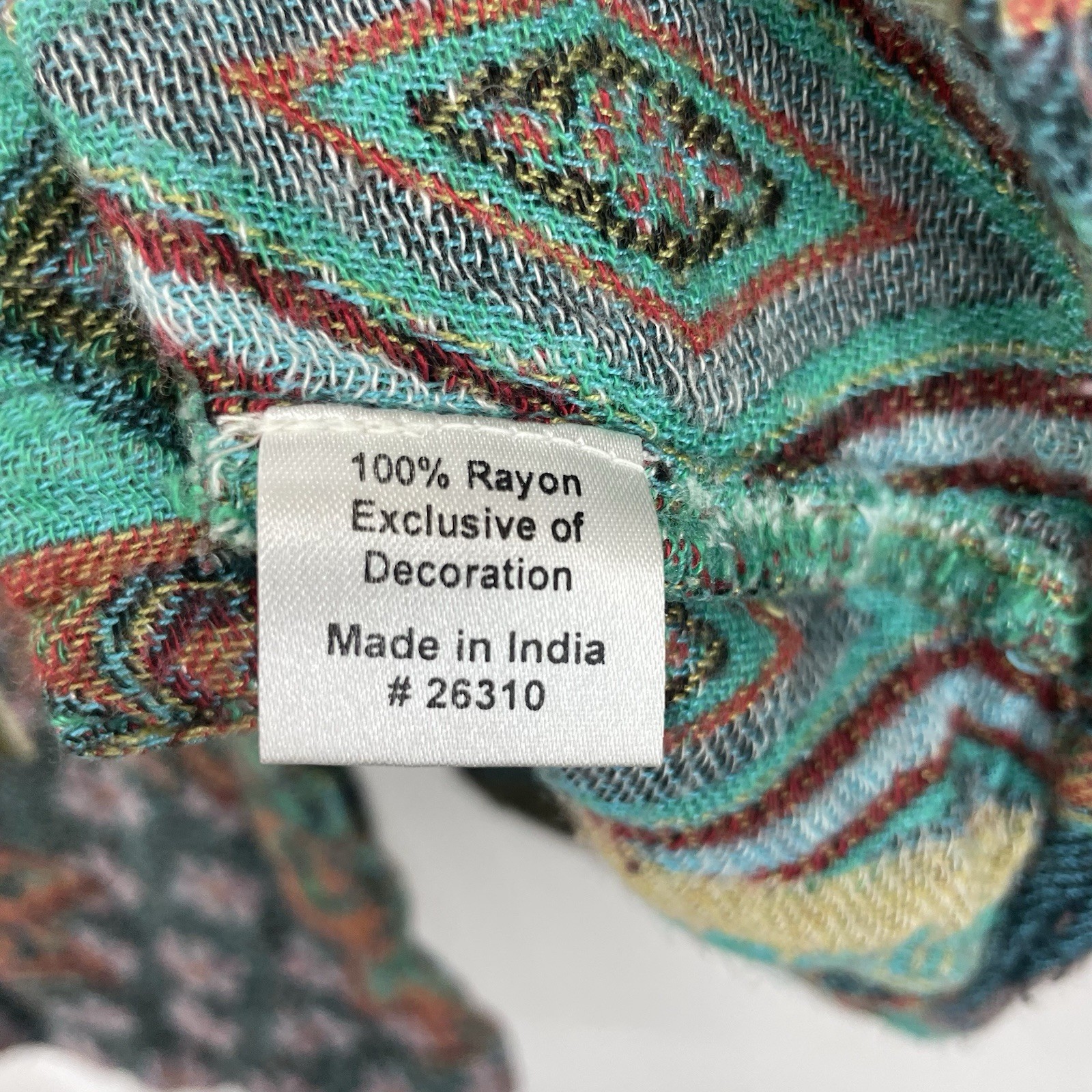 Travel Smith Size XL Patchwork Button Down Shacke… - image 8