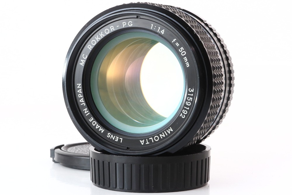 Minolta MC Rokkor-PG 50mm F/1.4 Lens for MC/MD Mount 3159192 Exc