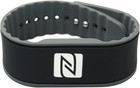 NFC Armband Silikon, individuell programmierbar, wasserfest, flexibel, verstellb