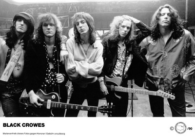 The Black Crowes - Promo Photo 1990 -  Shake Your Money Maker - Amorica.