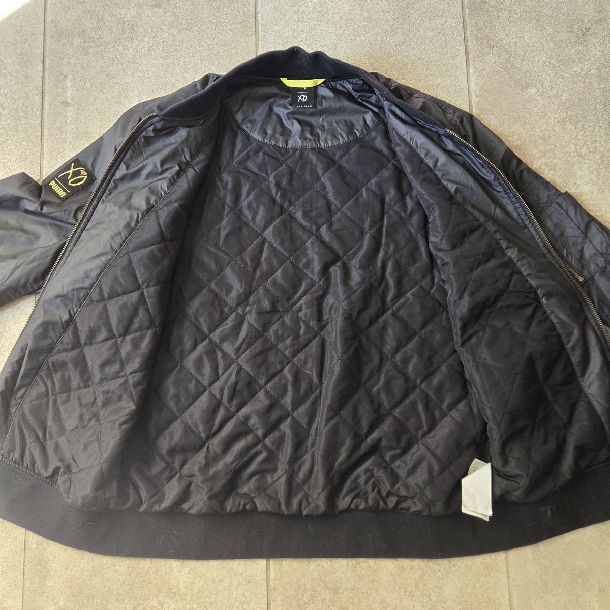 The Weeknd x Puma XO Jacket Mens Small Black Bomber Embroidery Zip