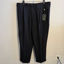 Lauren Ralph Lauren Men  s 38x30 Black 100 Wool Dress Pants Total Comfort NWT