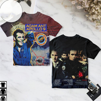 Adam Ant Apollo 9 Splashdown Re-mix 3D T Shirt All size S to 5XL E02