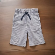 Gymboree Boys Classic Seersucker Bermuda Shorts Blue White Pinstripe Size 5