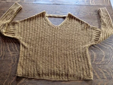 SO Mustard Yellow Gold Sweater Women's Size Medium