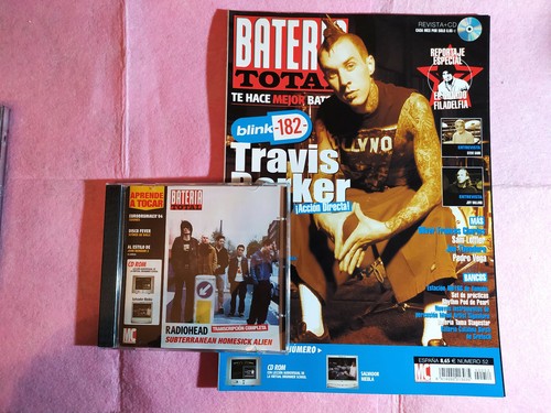 MAGAZINE BATERIA TOTAL 52 + CD - Travis Barker - Sam Loffler - Oliver Charles