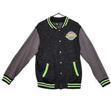 Nickelodeon Teenage Mutant Ninja Turtles 2015 Letterman Varsity Jacket Sz S EUC