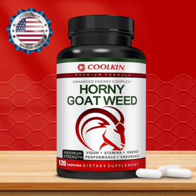 Horny Goat Weed - Maca Root, Saw Palmetto, Panax Ginseng - Testosterone Booster