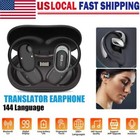 Real Time 144 Language Translator Earbuds Open Ear Ai Translation Earphones New