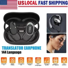 Real Time 144 Language Translator Earbuds Open Ear AI Translation Earphones New
