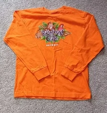 Rainforest Cafe Shirt Size Orange Medium