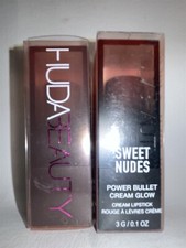 Huda Lip Stick Power Bullet Matte Lipstick 3G Amore Sweet Nudes Set Lot x 3