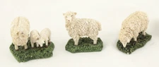 Lang and Wise Williamsburg Collectible Set 3 Sheep MIB Original Box