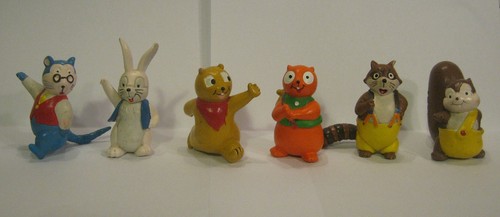 RARE FABLES OF THE GREEN FOREST, 6 PVC FIGURES MAIA & BORGES M+B PORTUGAL, 1983 - 第 1/7 張圖片