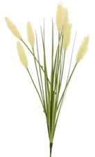 14” Cream Bunny Tails Pick Easter Bunny Tail Floral Pick