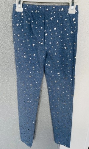 NWT Gap Kids Blue Star shinny design Leggings Girl's Size M / 8 - Picture 7 of 7