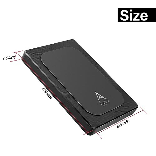 4TB External Hard Drive Ultra Slim Portable HDD-USB 3.0 for PC, - Picture 2 of 7