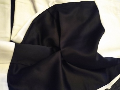 PONY DANCE Double Layers 100% Blackout Layered Draperies 52"x63" Black White - Picture 7 of 8