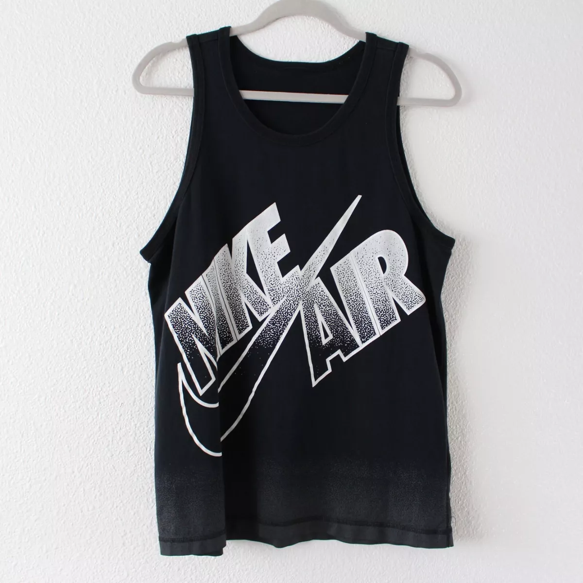 Nike Air Black Gray White Sleeveless Tank Top Shirt Men s Size M eBay