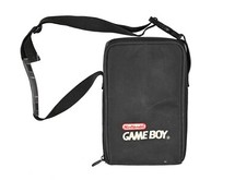 Vintage Original Nintendo Gameboy Black Soft 7" x 10" Carrying Case w/ Strap