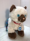 Build a Bear Promise Pets Siamese Himalayan Cat Plush With Pants 11” Meows