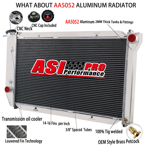 3 Row Radiator For 72-1979 FORD THUNDERBIRD/RANCHERO ELITE/MERCURY COUGAR TORINO - Bild 2 von 9