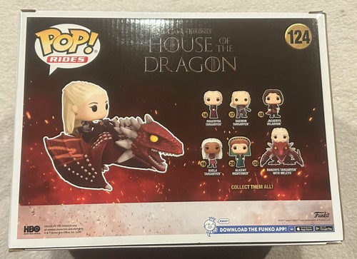 ! Funko Pop 2024 nuevo en caja! Figura Vinilo Rides Rhaenys Targaryen With Meleys (#124) - Imagen 20 de 24