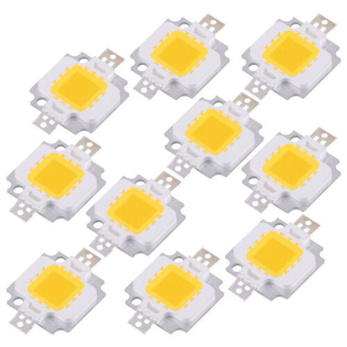 10Pcs 10W LED SMD Chip COB DC 9‑10V For Lamp Flood Light Bulb Replacement