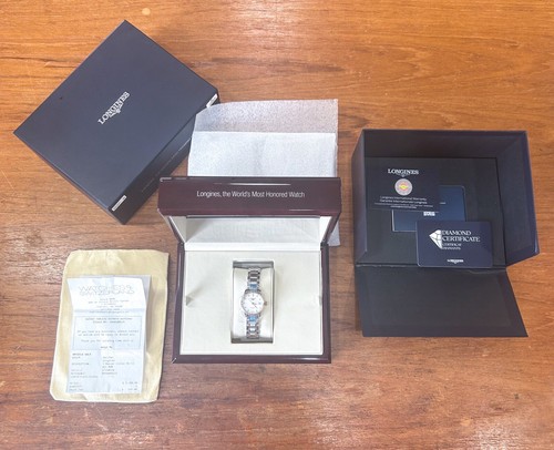 Longines Master Automatic Diamond Stainless Ladies $3200 Retail - New In Box - Picture 3 of 4