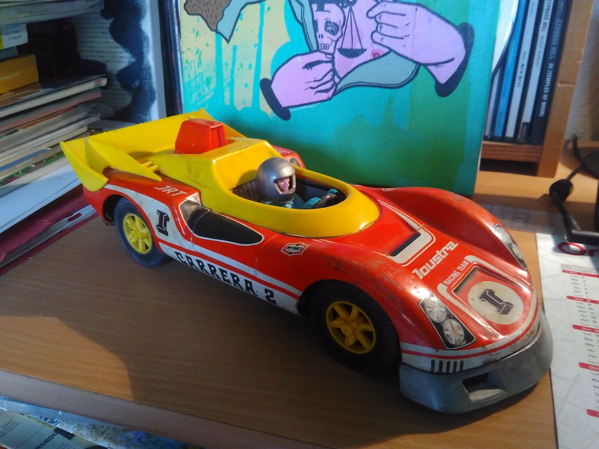 Voiture Ancienne Joustra Porsche Carrera 2 – Tôle Lithographiée – Années 70/80 – 30cm – Occasion