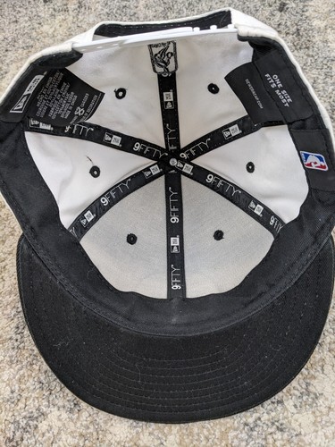 New Era Golden State Warriors Hat Snapback Adjustable White Logo Embroidered NBA - Picture 9 of 11
