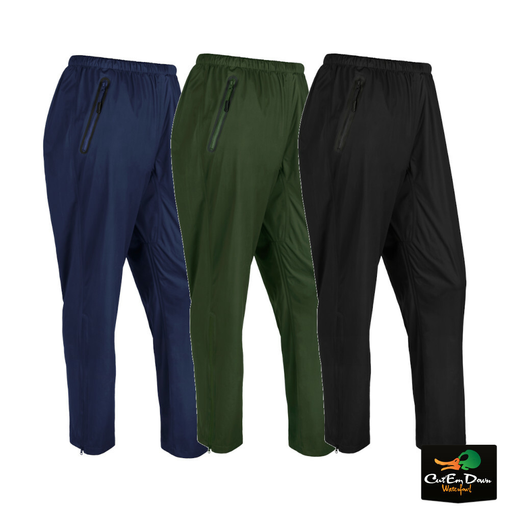 NEW DRAKE WATERFOWL TEMPEST ULTRALIGHT PACKABLE RAIN PANT