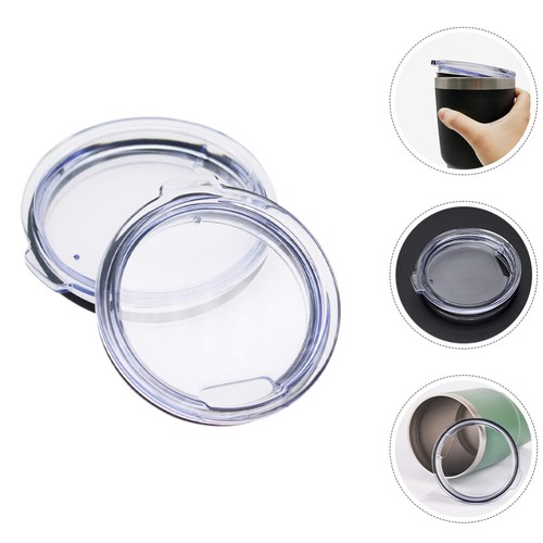 2 Pcs Waterproof Cover 20ozYETI Coffee Cup Lids Replacement Portable
