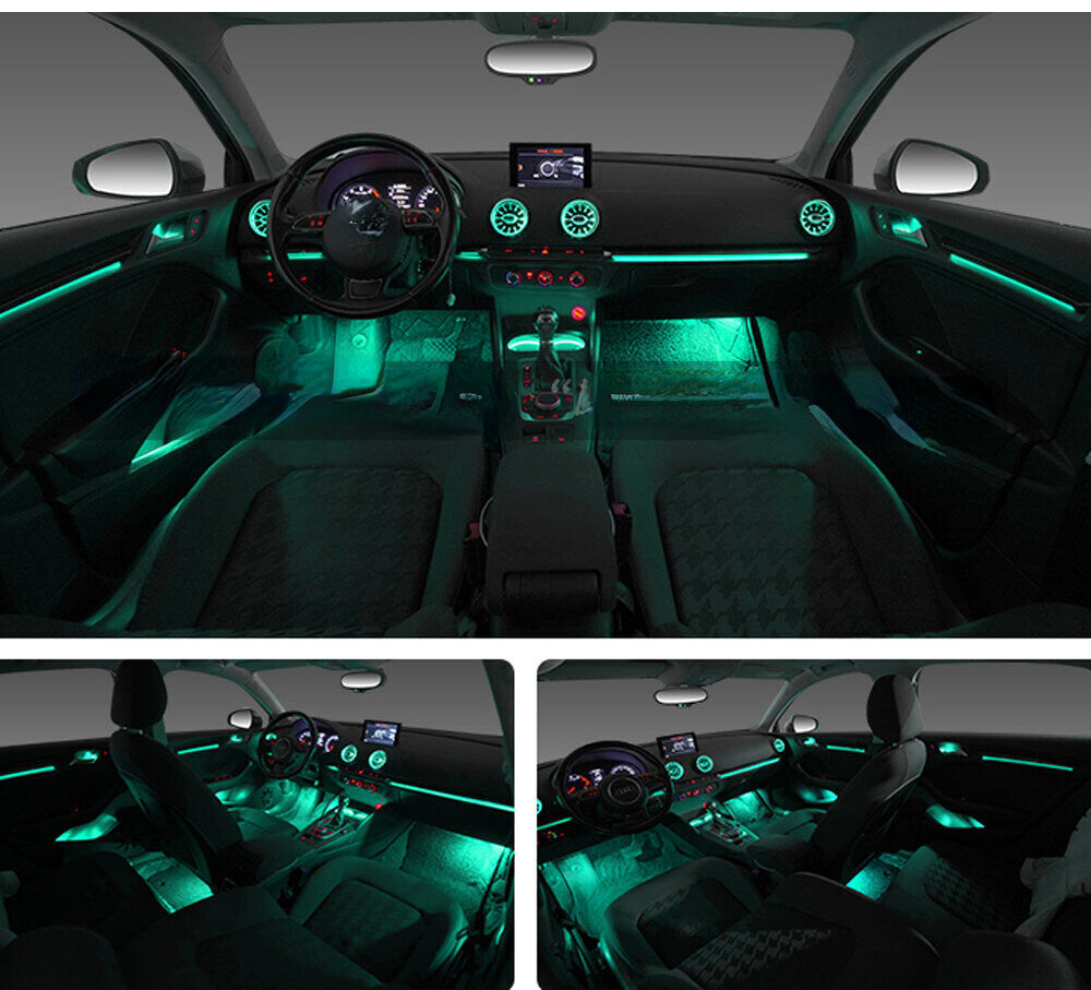 Kit Luci LED Interni Per Audi A3/S3/RS3 8V - 17pz 6000K Bianco Luminoso - Foto 9