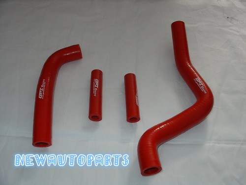 Black Silicone Radiator Hose For 1999-2002 Kawasaki KX125 KX 125 2000 2001 New - Picture 8 of 9