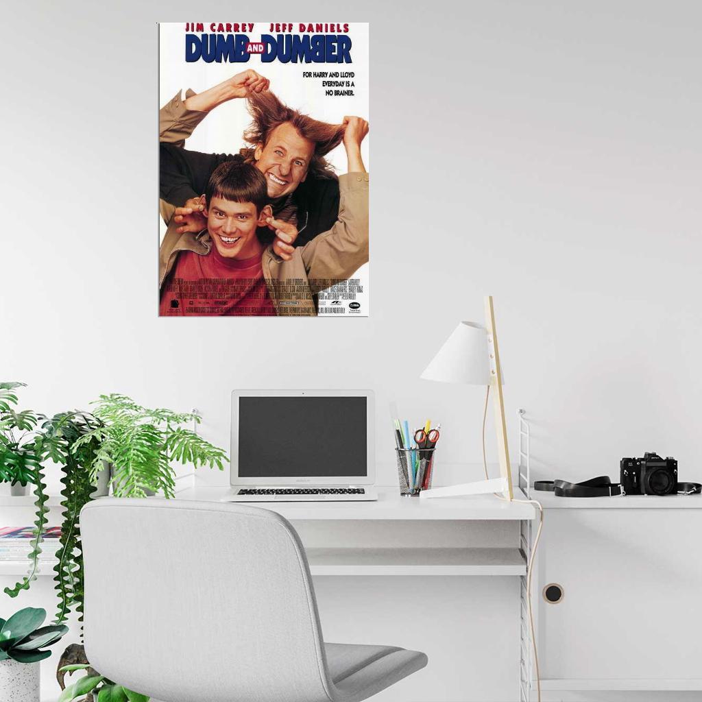 65503 Dumb And Dumber Movie Jim Carrey Jeff Daniels Wall Decor Print Poster