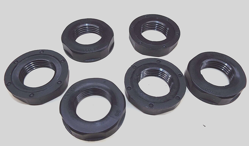 x6 HEYCO 3/8 NPT BLACK 8461 3271 LOCKNUT FOR LIQUID TIGHT CORD GRIP CABLE GLAND - Picture 11 of 11