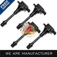 New 4 Pcs Ignition Coil For 2002 2003 2004 2005 2006 Nissan Sentra 1.8 Uf351