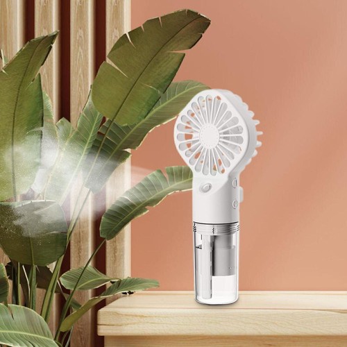 Handheld Water Spray Cooling Mist Fan Travel Portable Rechargeable Personal Fan - Picture 10 of 19