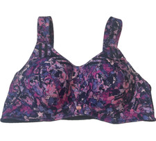LIVI Colorful Print Sports Bra 44 DD 44DD High Impact Max Support Underwire 4982