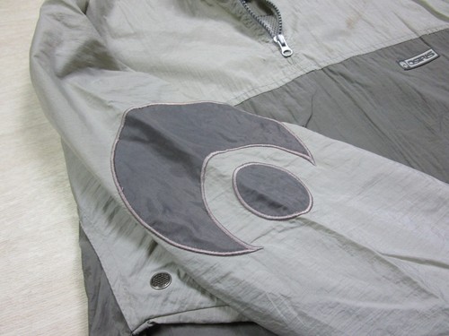 Vintage Y2k Osiris Shoes 1/4 Zip Hooded Windbreaker (L) Jacket Urban Athletics - Picture 11 of 15
