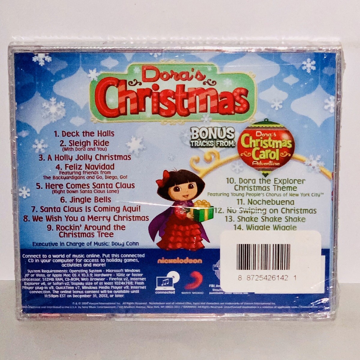New & Factory Sealed (shrink wrapped) Dora's Christmas by