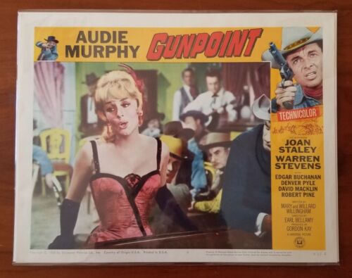 5 Film Lobby Karten 54;58;66;69 - Gunpoint, Backtrack, Senior Prom, Robbers Roost, +1 - Bild 2 von 6