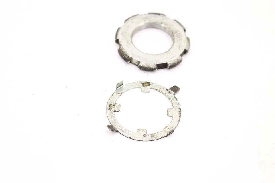 2004 HONDA CBR1000RR FORKS CLAMP LOWER TRIPLE TREE STEM UPPER NUT SET 90302-425- - Image 4 of 4