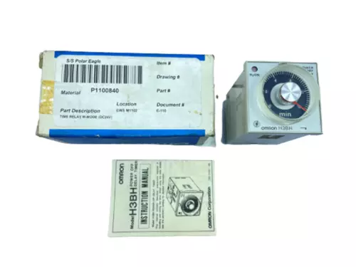 Omron H3BH-8 Solid State Delay Timer Relay  0.5 to 10min 24 VDC
