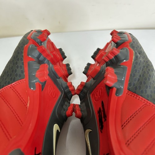 Nike Men’s 8 Total 90 Shoot III 3 FG 385402-611 Red Soccer Boots Cleats - Picture 10 of 13