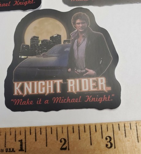 Knight Rider RETRO VINTAGE LOOKING STICKERS 3 PACK K.I.T.T. David Hasselhoff - Picture 3 of 12