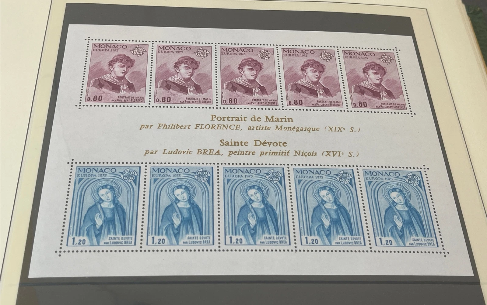 Timbres Monaco Neuf Lindner No.186 1975 Page 60